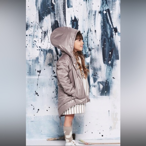 Designer Kloo Booso Lightweight girls jacket size 6/7 - Picture 9 of 11